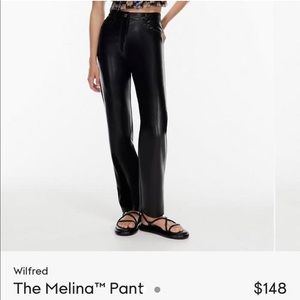 Aritzia Wilfred Melina Pant. Regular Length